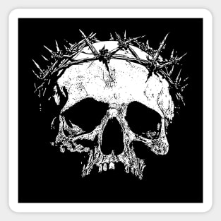 Skull Thorn Crown 2 Sticker